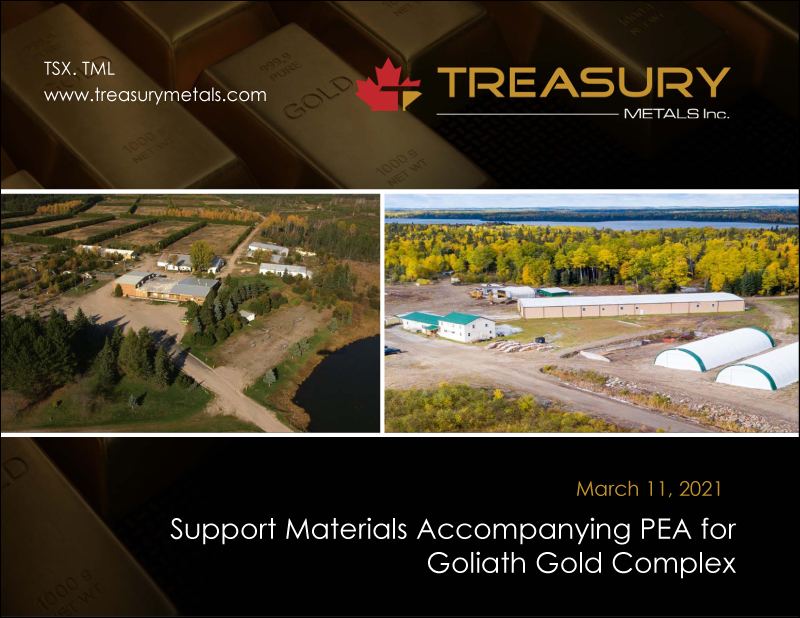 Support Materials Accompanying PEA for Goliath Gold Complex